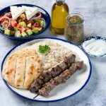 Lamb Souvlaki Platter